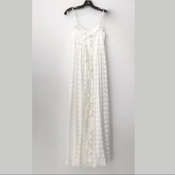 JUICY COUTURE LONG WHITE COTTON DRESS SZ NWOTS! - Main Image